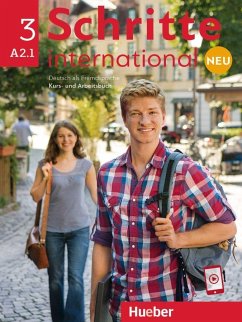 Schritte international Neu 3. Kursbuch + Arbeitsbuch mit Audios online von Hueber