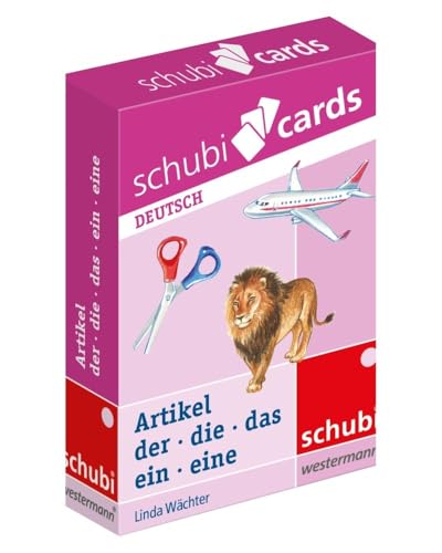Schubicards: Artikel der, die, das, ein, eine (Schubicards Deutsch) von SCHUBI Lernmedien
