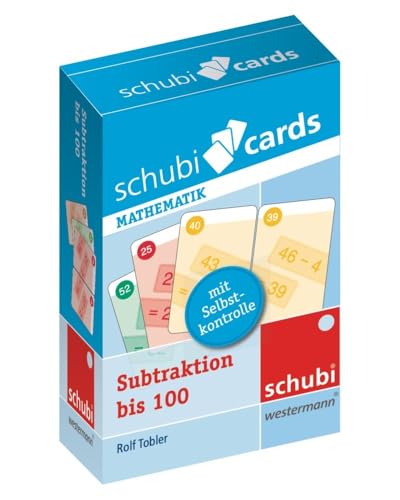 Schubicards: Subtraktion bis 100 (Schubicards Mathematik) von SCHUBI Lernmedien