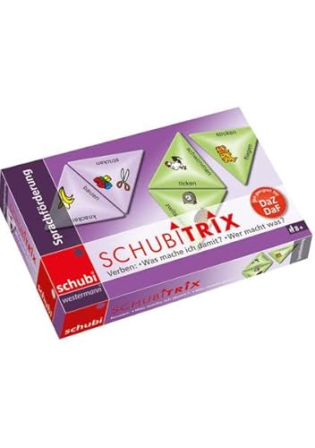 SCHUBITRIX Verben: Was mache ich damit? - Wer macht was? große Karten (Schubitrix Deutsch)