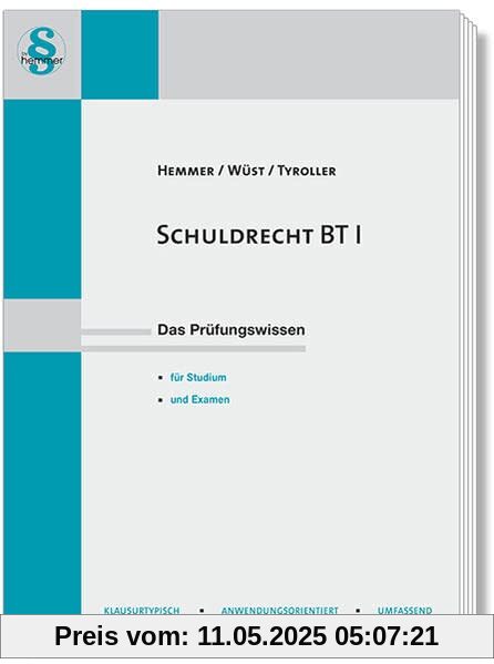 Schuldrecht BT I: Das PrüfungswissenFür Studium umd Examen (Skripten - Zivilrecht): Das Prüfungswissen für Studium und Examen