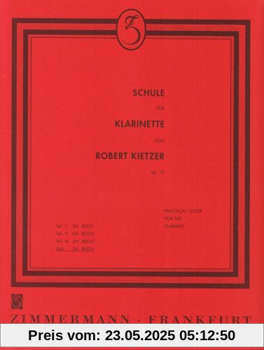 Schule für Klarinette d.e. kplt