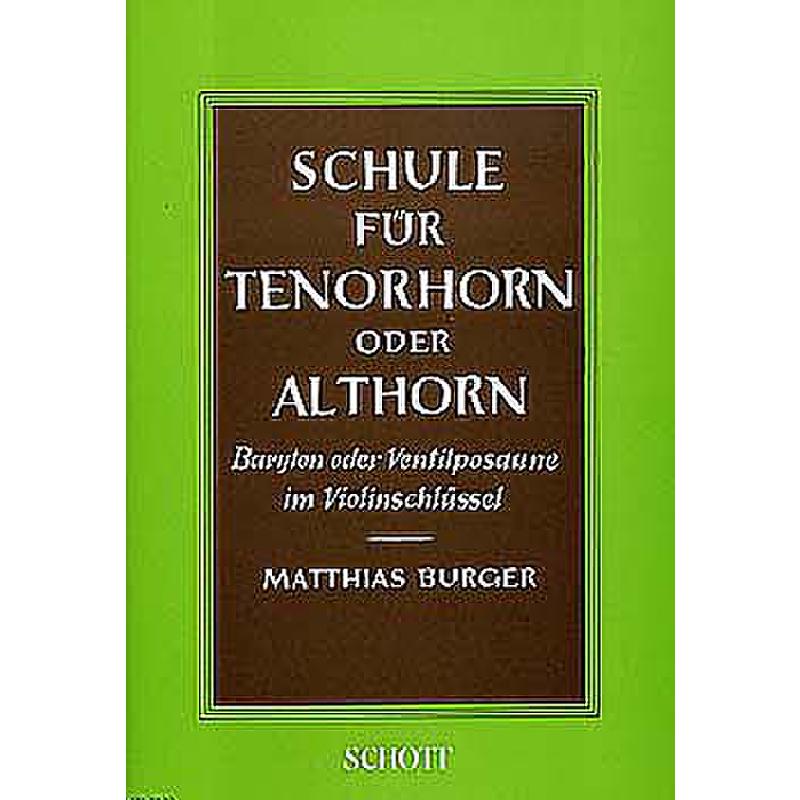 Schule für Tenor oder Althorn Schule für Tenor oder Althorn