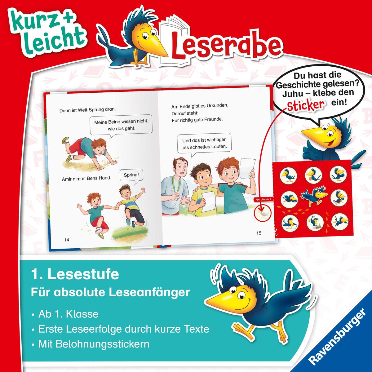 Leserabe 1. Lesestufe Kurz und leicht - Schulgeschichten Leserabe 1. Lesestufe Kurz und leicht - Schulgeschichten von Ravensburger Verlag