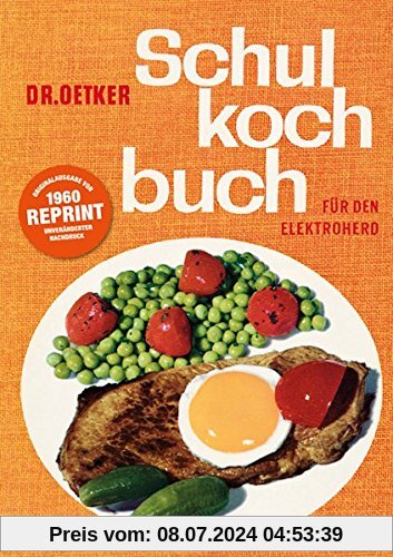 Schulkochbuch - Reprint: von 1960 - Für den Elektroherd