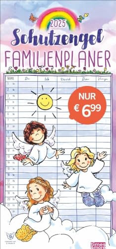 Schutzengel Familienplaner 2025: times&more Kalender mit 5 Spalten - praktischer Familienplaner für die Wand mit süßen Schutzengeln als Blickfang. Familienkalender 2025. (times&more Kalender Heye) Schutzengel Familienplaner 2025: times&more Kalender mit 5 Spalten - praktischer Familienplaner für die Wand mit süßen Schutzengeln als Blickfang. Familienkalender 2025. (times&more Kalender Heye)