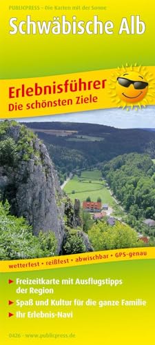 Schwäbische Alb: Erlebnisführer mit Informationen zu Freizeiteinrichtungen auf der Kartenrückseite, wetterfest, reißfest, GPS-genau. 1:170000 (Erlebnisführer: EF) von Publicpress