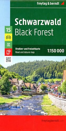 Schwarzwald, Straßen- und Freizeitkarte 1:150.000, freytag & berndt: Mit Infos, Top Tips (freytag & berndt Auto + Freizeitkarten, Band 15) von Freytag-Berndt und ARTARIA