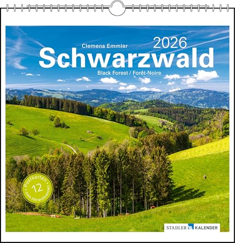 Schwarzwald 2026: Postkarten-Tischkalender Schwarzwald 2026: Postkarten-Tischkalender von Stadler Kalender