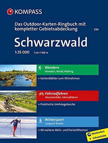 KOMPASS Outdoor-Karte Ringbuch Schwarzwald 1:35.000: kompletter Gebietsabdeckung als Kartenblätter zum Mitnehmen KOMPASS Outdoor-Karte Ringbuch Schwarzwald 1:35.000: kompletter Gebietsabdeckung als Kartenblätter zum Mitnehmen