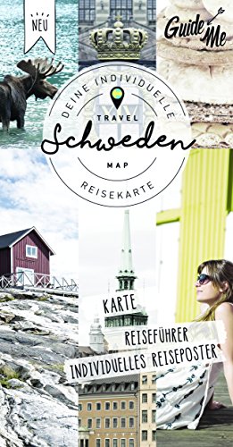 Schweden Guide Me: Deine Individuelle Abenteuerkarte, Karte, Reiseführer, Individuelles Reiseposter (Hallwag Strassenkarten) von Hallwag Karten Verlag