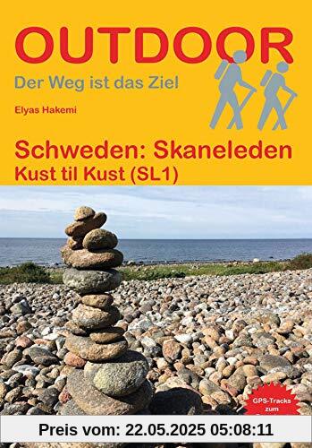 Schweden: Skaneleden: Kust til Kust (SL1) (Outdoor Wanderführer)