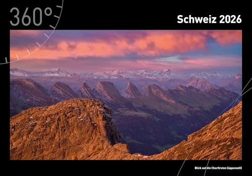 Schweiz Premiumkalender 2026 (360° Premiumkalender 2026: Format 50 x 35 cm) von 360° medien