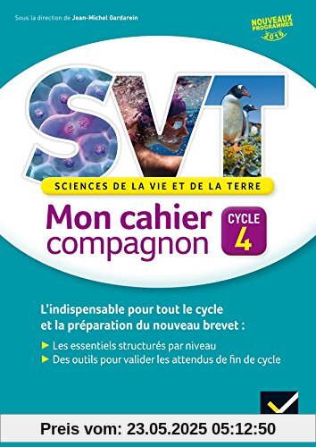 Sciences de la vie et de la terre Cycle 4 Mon cahier compagnon