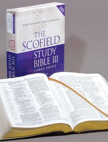 Scofield Study Bible III-NIV-Large Print: New International Version, Burgandy Bonded Leather