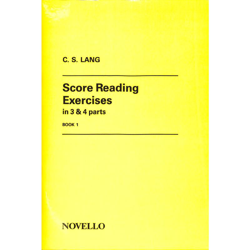 Score reading exercises book 1