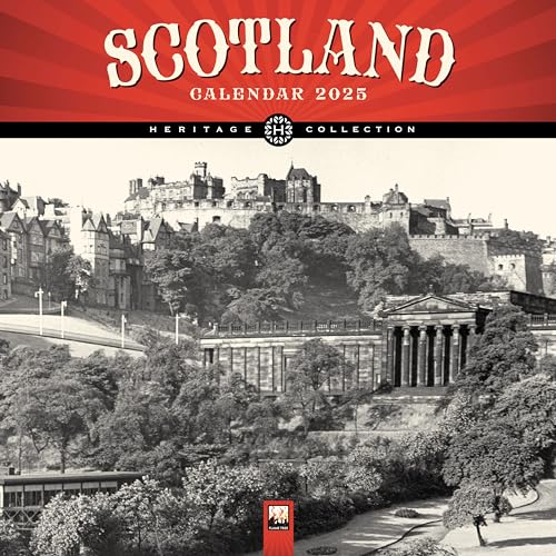 Scotland Heritage Wall Calendar 2025 (Art Calendar) von Flame Tree Publishing