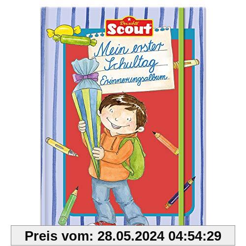 Scout - Mein erster Schultag Erinnerungsalbum (Jungs) (Scout Erstlesebücher)