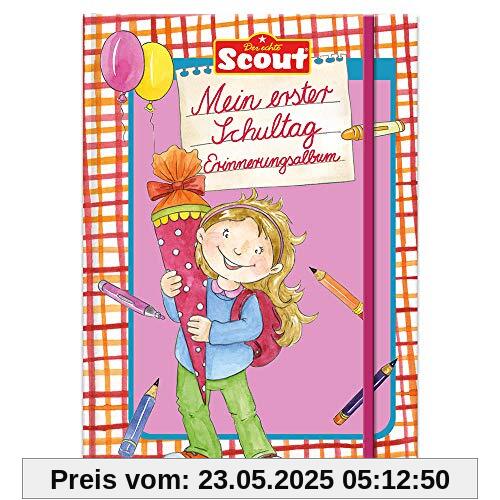 Scout - Mein erster Schultag Erinnerungsalbum (Mädchen) (Scout Erstlesebücher)