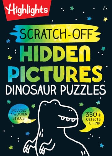 Scratch-Off Hidden Pictures Dinosaur Puzzles: Scratch-Off Hidden Pictures Dinosaur Puzzles (Highlights Scratch-Off Activity Books) 64-Page Dinosaur Activity Book with Scratch Art for Kids von PENGUIN USA