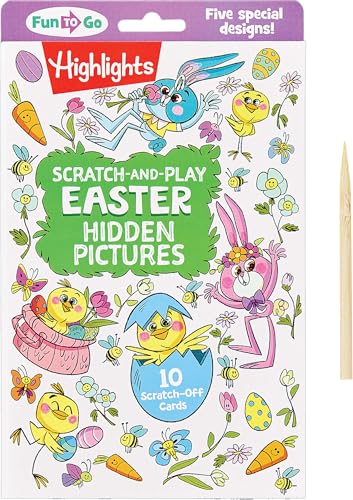 Scratch-and-Play Easter Hidden Pictures: Scratch-And-Play Easter Hidden Pictures (Highlights Fun to Go) 10 Creative Easter Cards with Hidden Pictures Puzzles and Scratch Art for Kids, Scratch-And-Play von Highlights Press