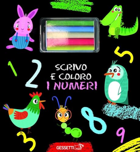 Scrivo e coloro i numeri. Ediz. a colori. Con gessetti Scrivo e coloro i numeri. Ediz. a colori. Con gessetti von Pulce