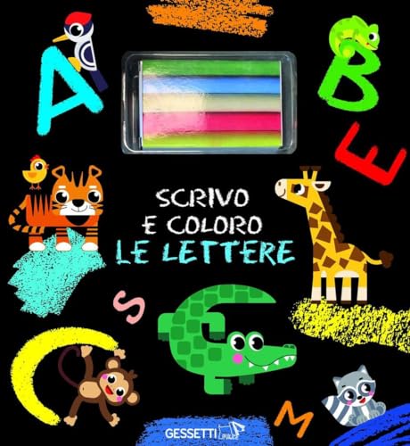 Scrivo e coloro le lettere. Ediz. a colori. Con gessetti Scrivo e coloro le lettere. Ediz. a colori. Con gessetti von Pulce