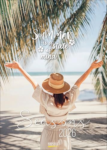 Seasons 2026: Foto-Wandkalender mit Foto-Spruch-Kombinationen. Format 30 x 42 cm. von Korsch Verlag