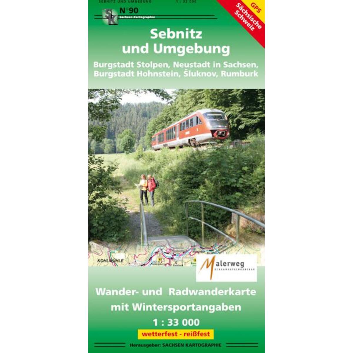 Sebnitz und Umgebung 1 : 33 000 Sebnitz und Umgebung 1 : 33 000 von Sachsen Kartographie