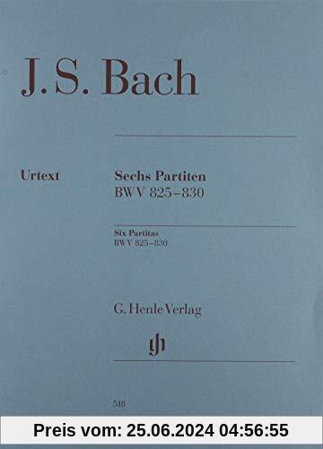 Sechs Partiten BWV 825-830 Klavier: Instrumentation: Piano solo