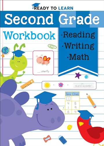 Second Grade Workbook: Phonics, Sight Words, Multiplication, Division, Money, and More! (Ready to Learn) von Silver Dolphin Books