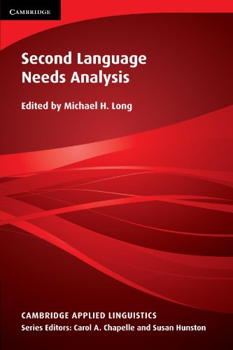 Second Language Needs Analysis (Cambridge Applied Linguistics Series) von Cambridge University Press