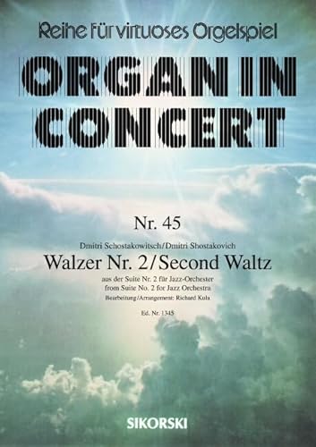 Second Waltz: from Suite No. 2 for Jazz Orchestra. electric organ.