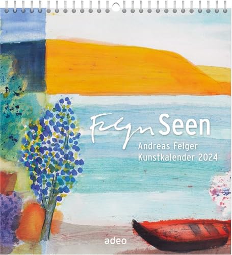 Seen 2024 - Postkartenkalender: Kunstkalender von adeo Verlag