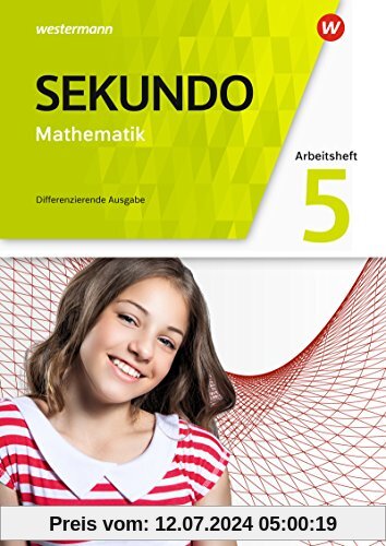 Sekundo - Mathematik für differenzierende Schulformen - Allgemeine Ausgabe 2018: Arbeitsheft mit Lösungen 5