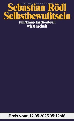 Selbstbewußtsein (suhrkamp taschenbuch wissenschaft)