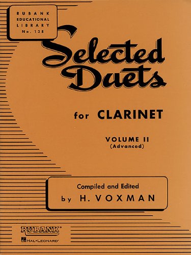 Selected Duets for Clarinet: Volume 2 - Advanced von Rubank Publications