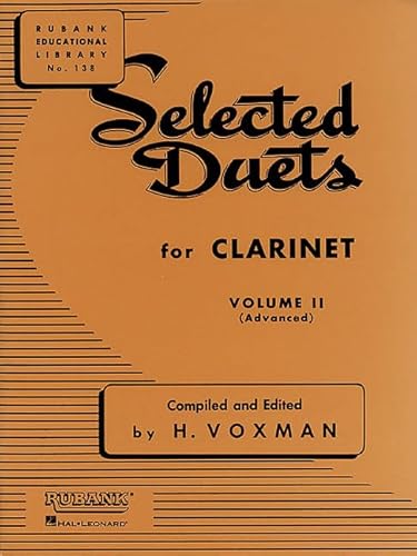 Selected Duets for Clarinet: Volume 2 - Advanced von Rubank Publications