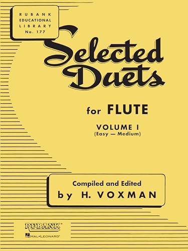 Selected Duets for Flute: Volume 1 - Easy to Medium (Rubank Educational Library, Band 177) (Rubank Educational Library, 177, Band 1)