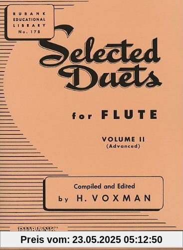 Selected Duets for Flute: Volume 2 - Advanced Selected Duets for Flute: Volume 2 - Advanced