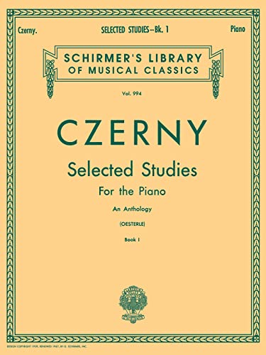 Selected Studies, Book 1: Upper Elementary and Lower Middle Grades: Schirmer Library of Classics Volume 994 Piano Technique von G. Schirmer