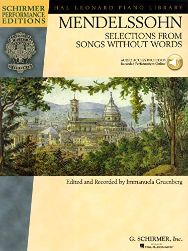 Selections From Songs Without Words: Noten, Songbook für Klavier (Schirmer Performance Editions: Hal Leonard Piano Library): Book with Online Audio von G. Schirmer