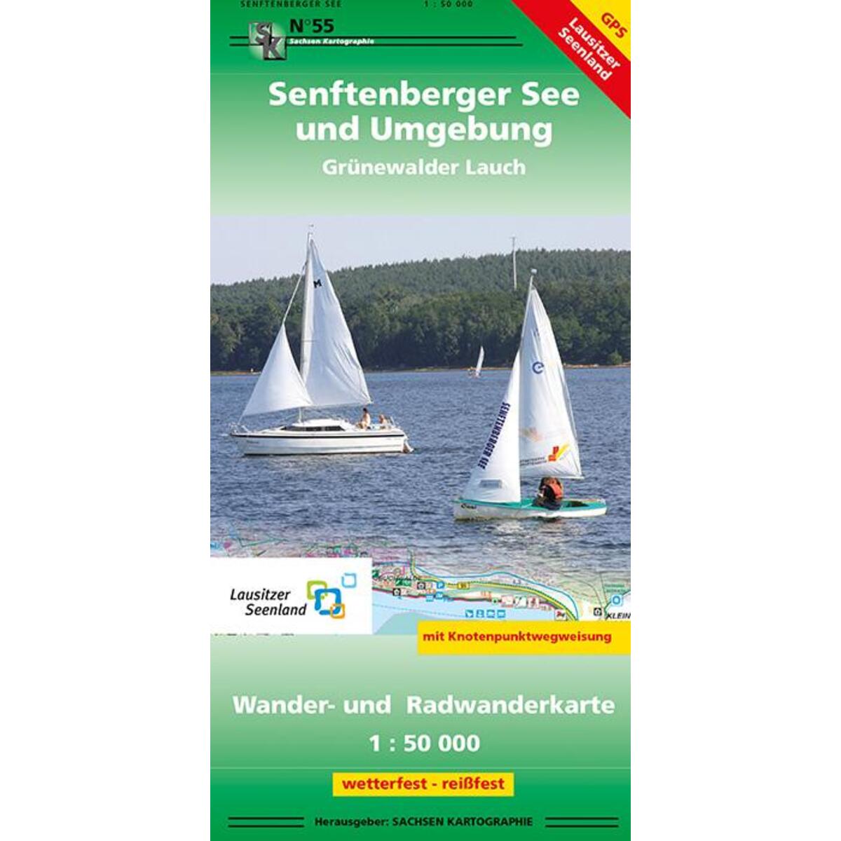 Senftenberger See und Umgebung 1 : 50 000 Senftenberger See und Umgebung 1 : 50 000 von Sachsen Kartographie