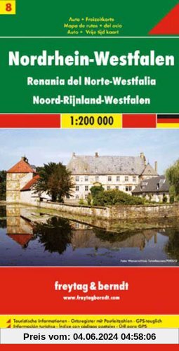 Serie Deutschland: Freytag Berndt Autokarten, Nordrhein-Westfalen 1:200.000: Bl 8