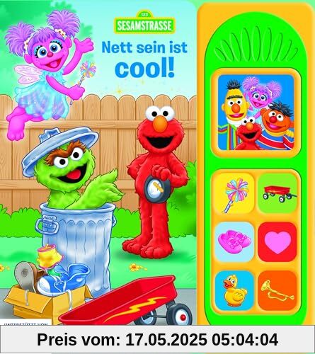 Sesamstraße - Nett sein ist cool! - Soundbuch - Pappbilderbuch mit 7 Geräuschen Sesamstraße - Nett sein ist cool! - Soundbuch - Pappbilderbuch mit 7 Geräuschen