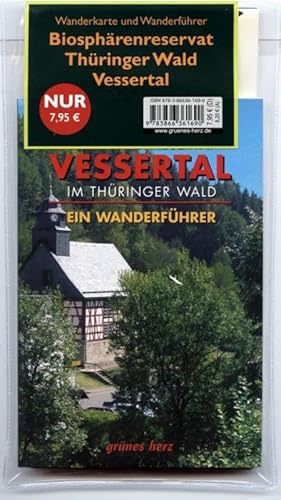 Set Biosphärenreservat Thüringer Wald/Vessertal: Wanderkarte und Wanderführer: bestehend aus Wanderkarte (9783866363243 - 8., aktualis. Aflg. 2024) und Wanderführer (9783935621957 - 1. Aflg. 2003)