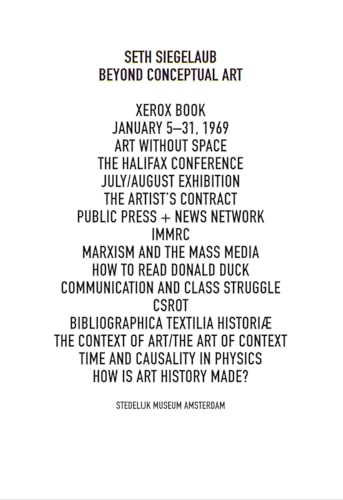 Seth Siegelaub. Beyond Conceptual Art