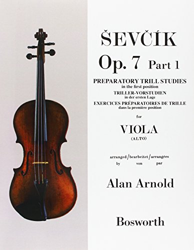Sevcik Viola Studies Op.7 Part 1: Preparatory Trill Studies von Bosworth