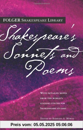 Shakespeare's Sonnets & Poems (Folger Shakespeare Library)