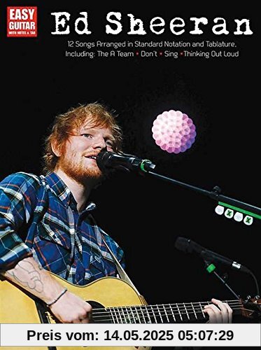 Sheeran Ed For Easy Guitar Guitar Book (Easy Guitar Play Along)